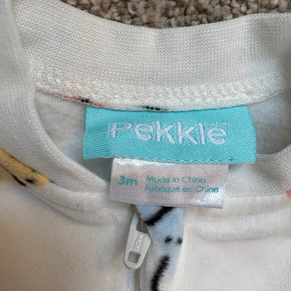 Pekkle Baby Fleece Footed Sleepers Crayons Crayola 3 months Unisex Colourful - Picture 7 of 9